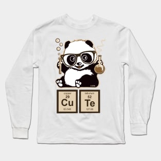 Chemistry Panda Discovered Cute Long Sleeve T-Shirt